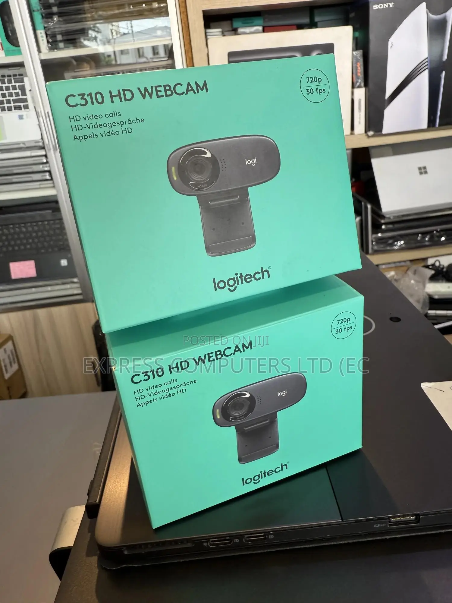Logitech C310 Hd Webcam, 720p/30fps, Widescreen Hd Video Calling, New