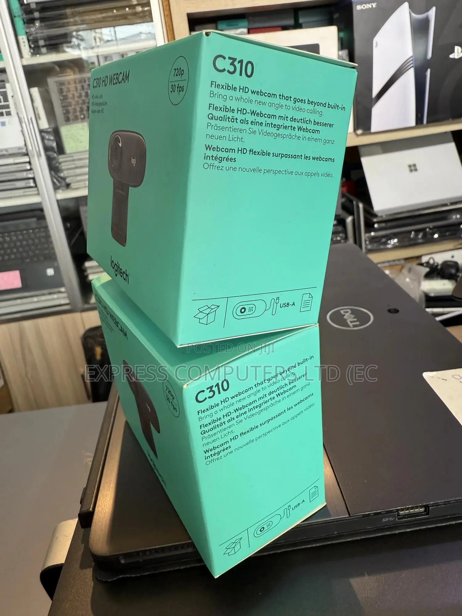 Logitech C310 Hd Webcam, 720p/30fps, Widescreen Hd Video Calling, New