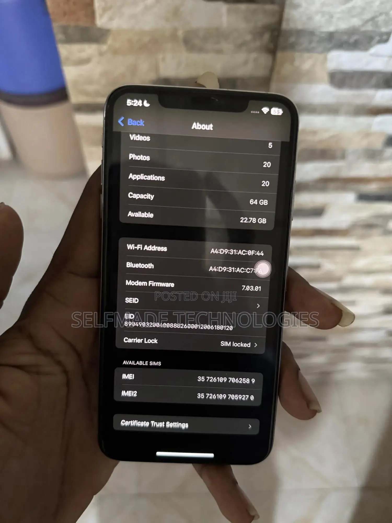 Apple iPhone XS Max 64 GB White