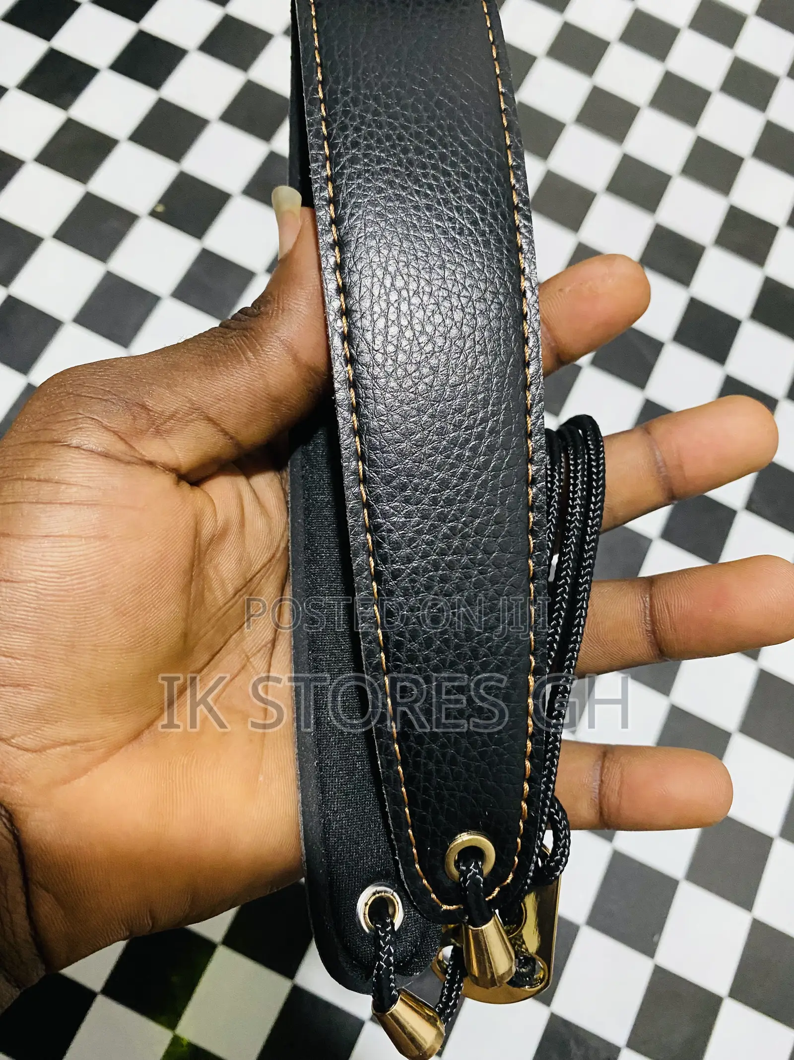 Saxophone Strap_leather_metal Hook
