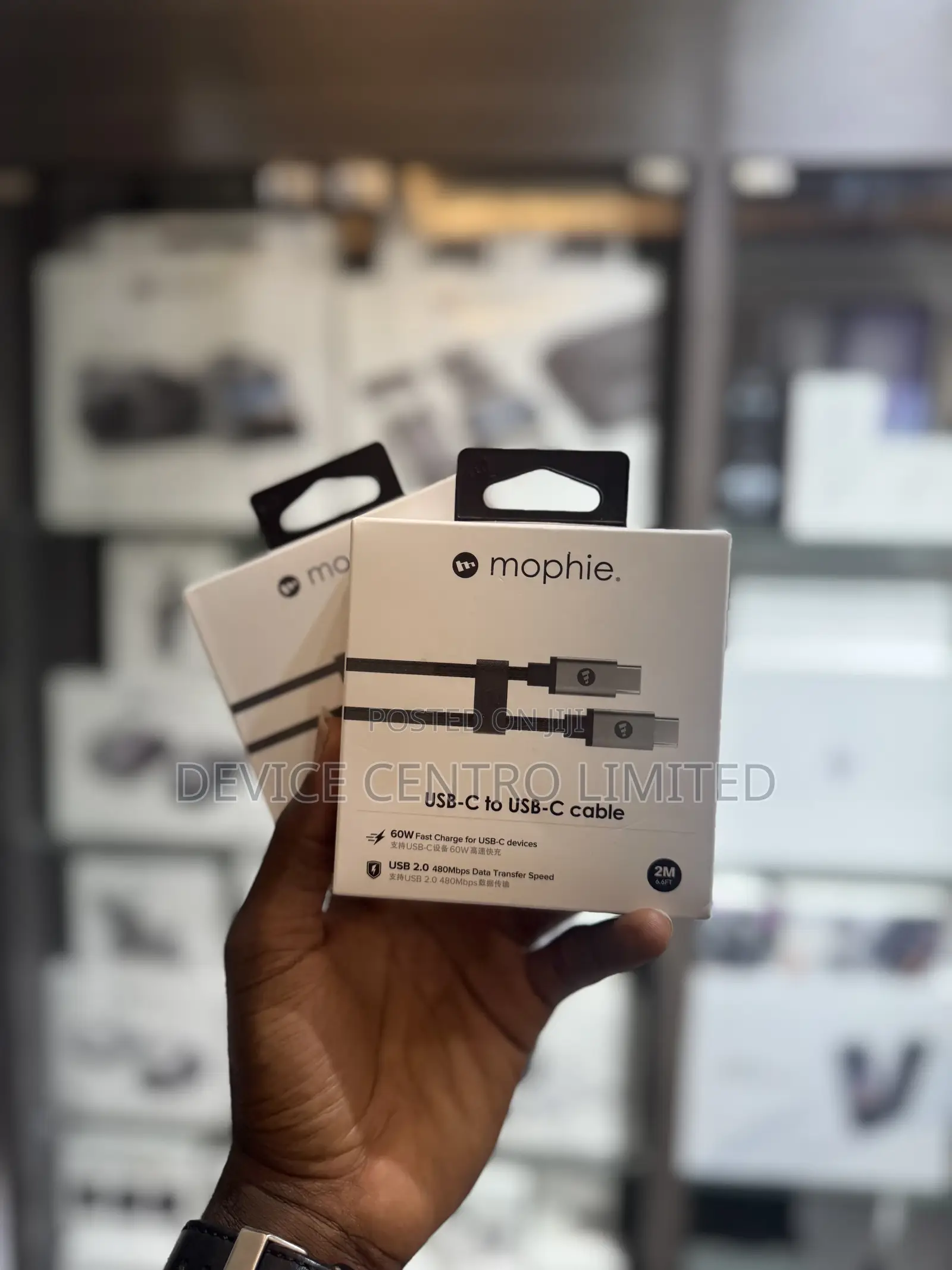Mophie Usb-C to Usb-C Cable 2metres
