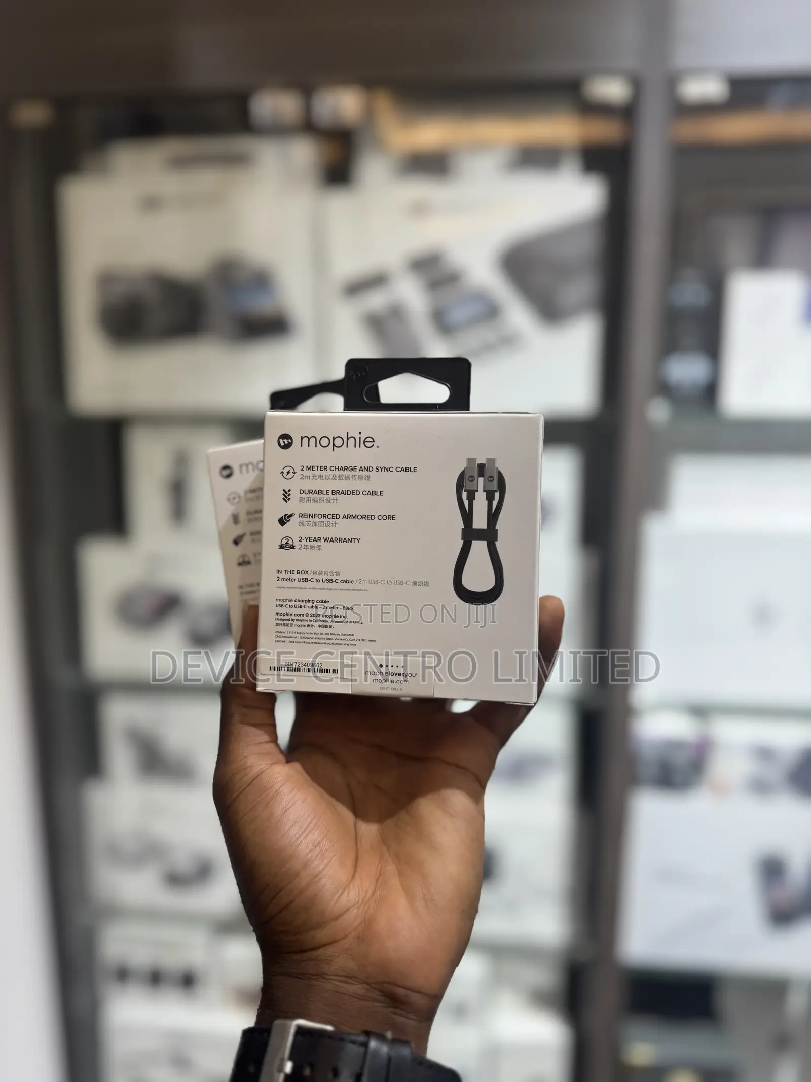 Mophie Usb-C to Usb-C Cable 2metres