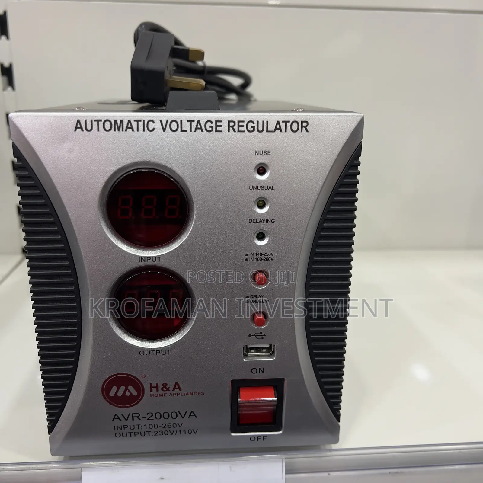 H A Automatic Voltage Regulator 2000va