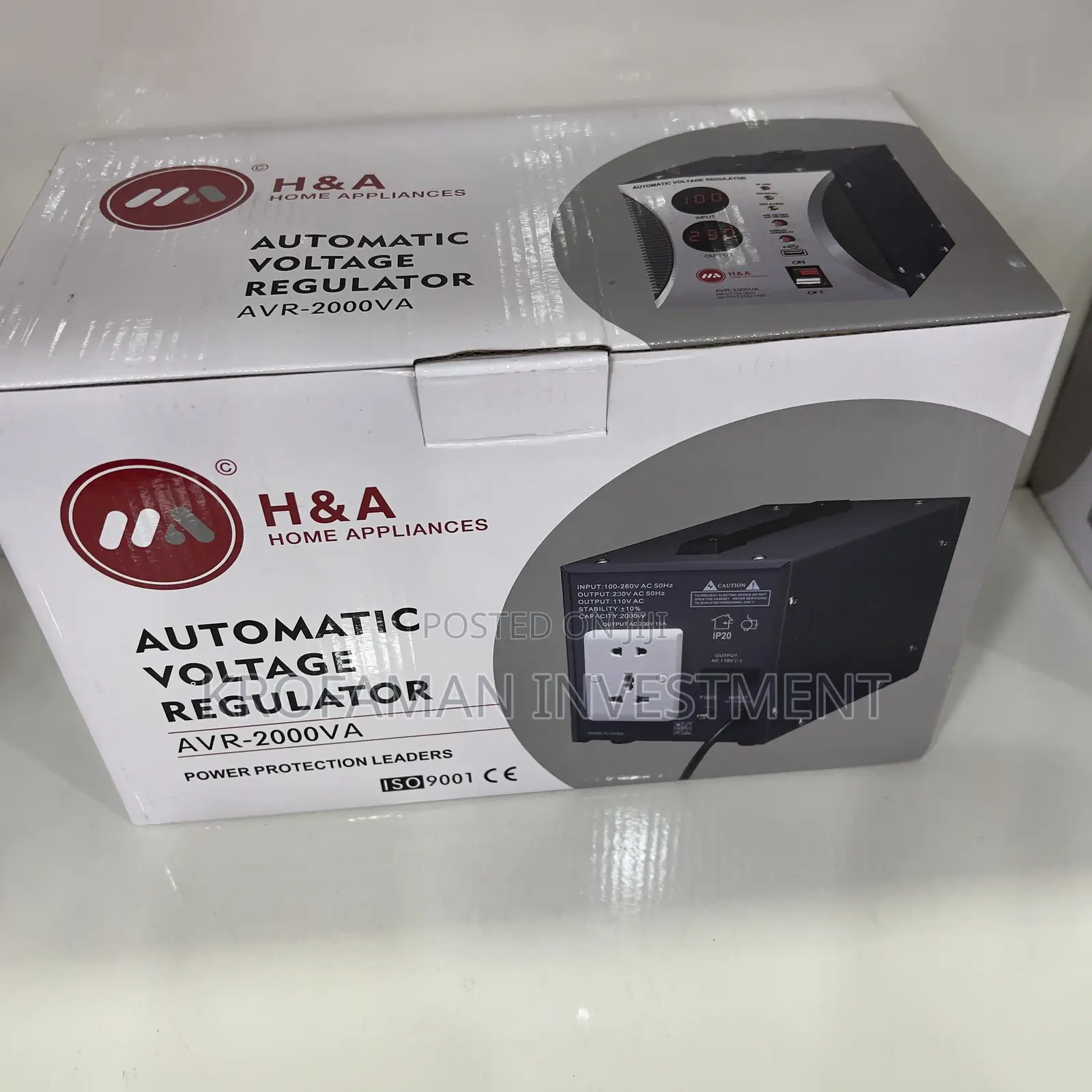 H A Automatic Voltage Regulator 2000va