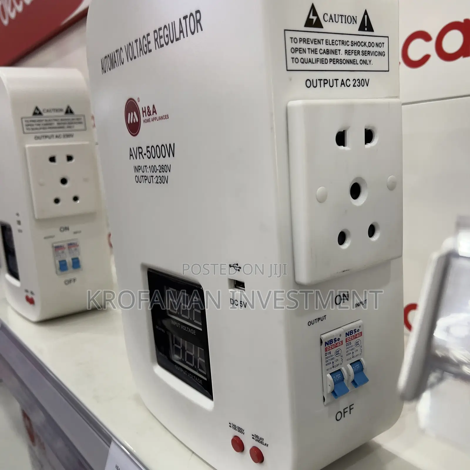 H a Wall Mounted Automatic Voltage Regulator 5000w