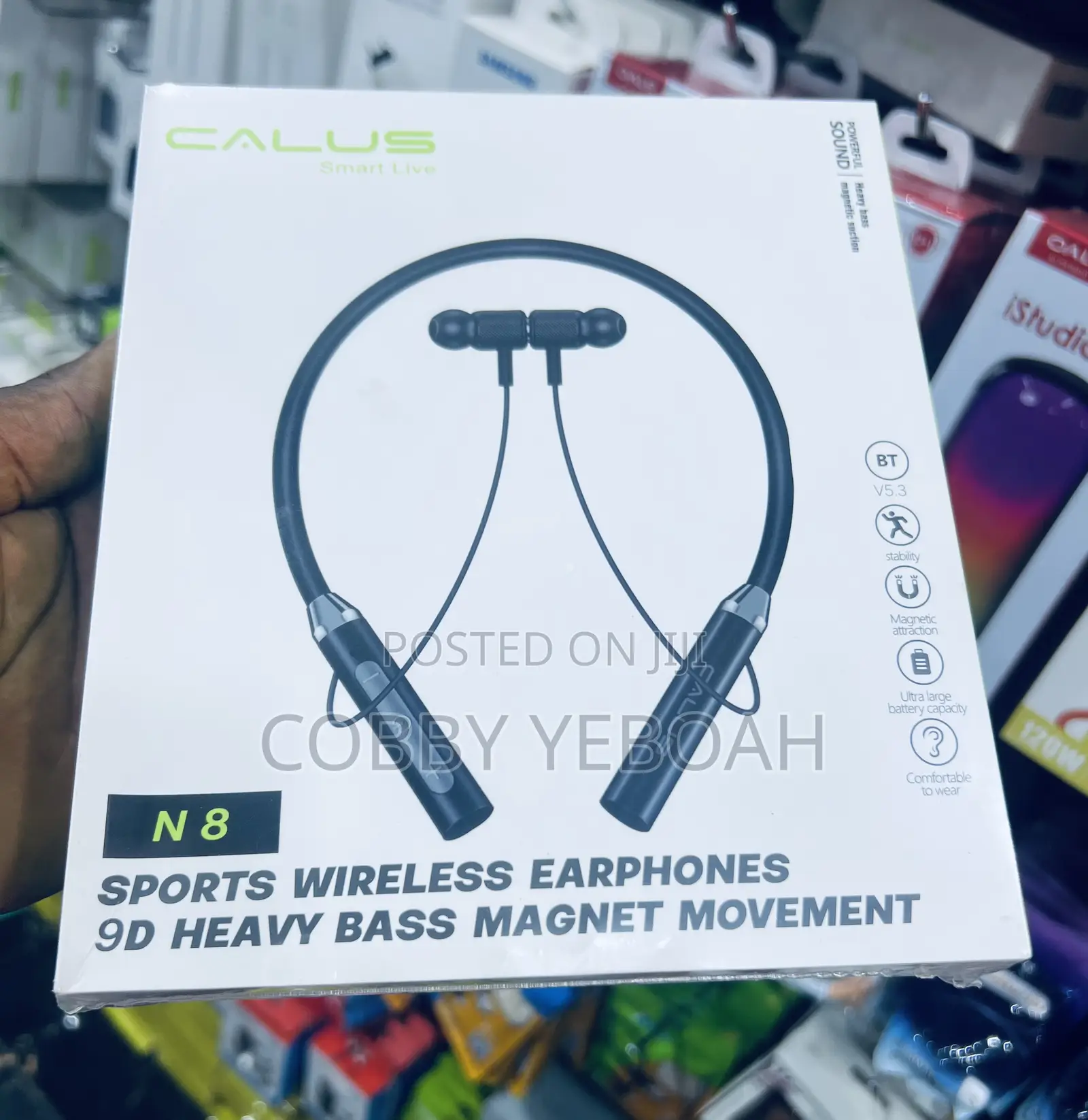 Original Calus Wireless Headphone With Deep Bass And Strong Battery