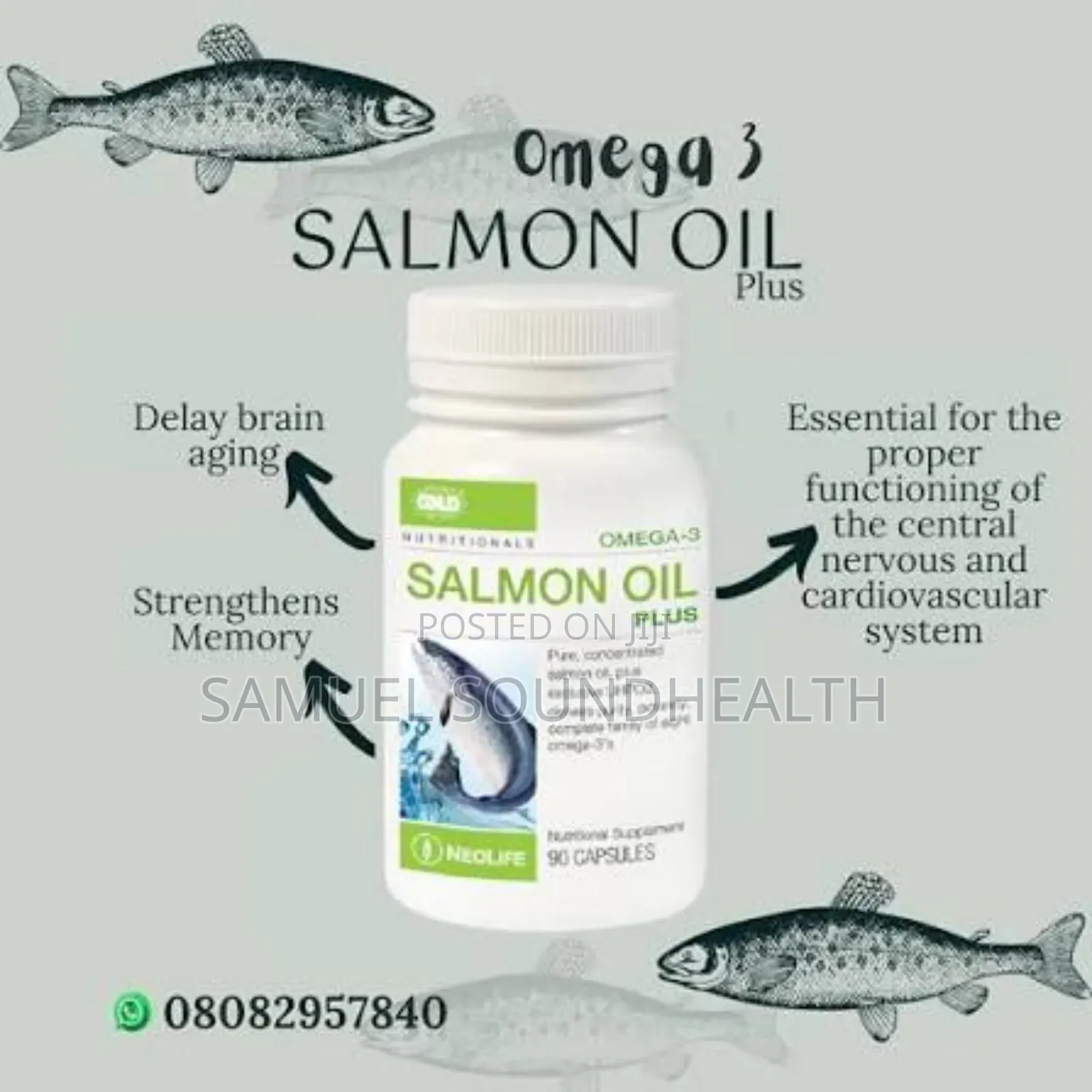 Omega 3 Salmon Oil Plus