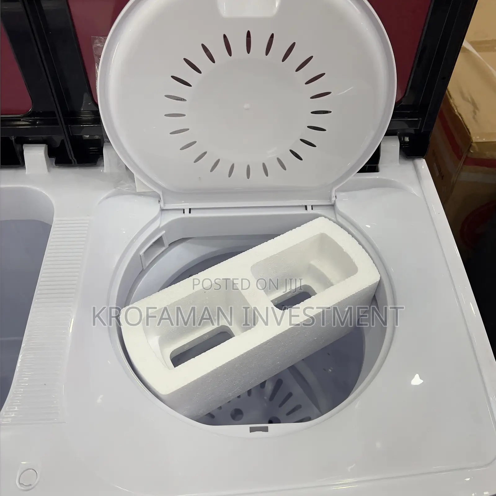 Decakila Kedm002r 15kg Twin Tub Semi-Automatic Washing Machi