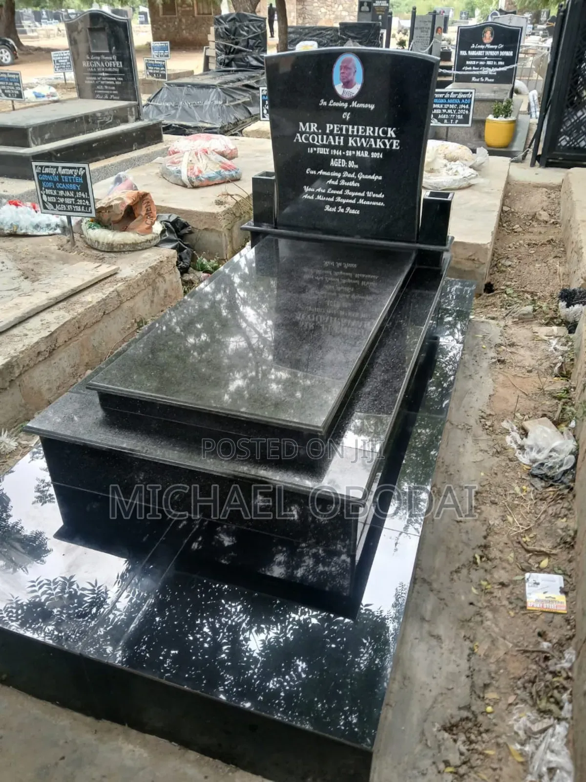 Tiles Tombstone