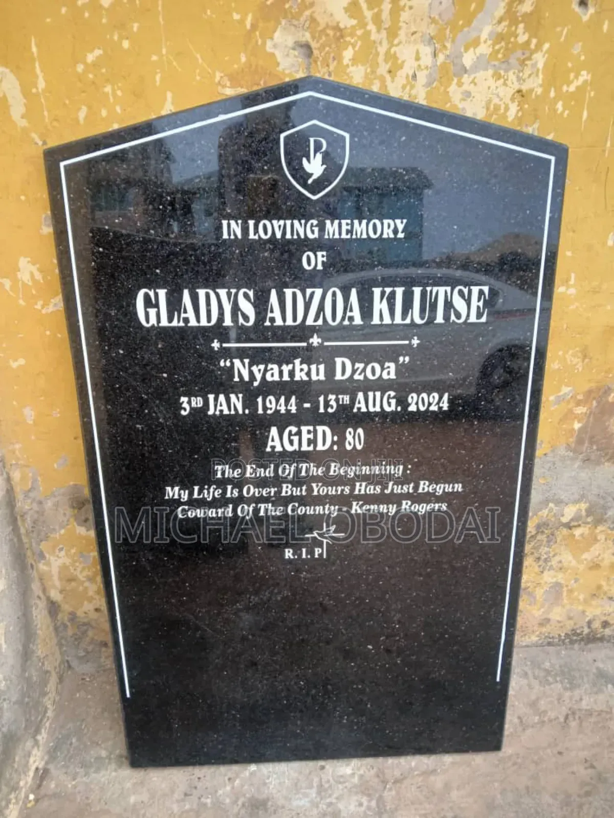 Tiles Tombstone