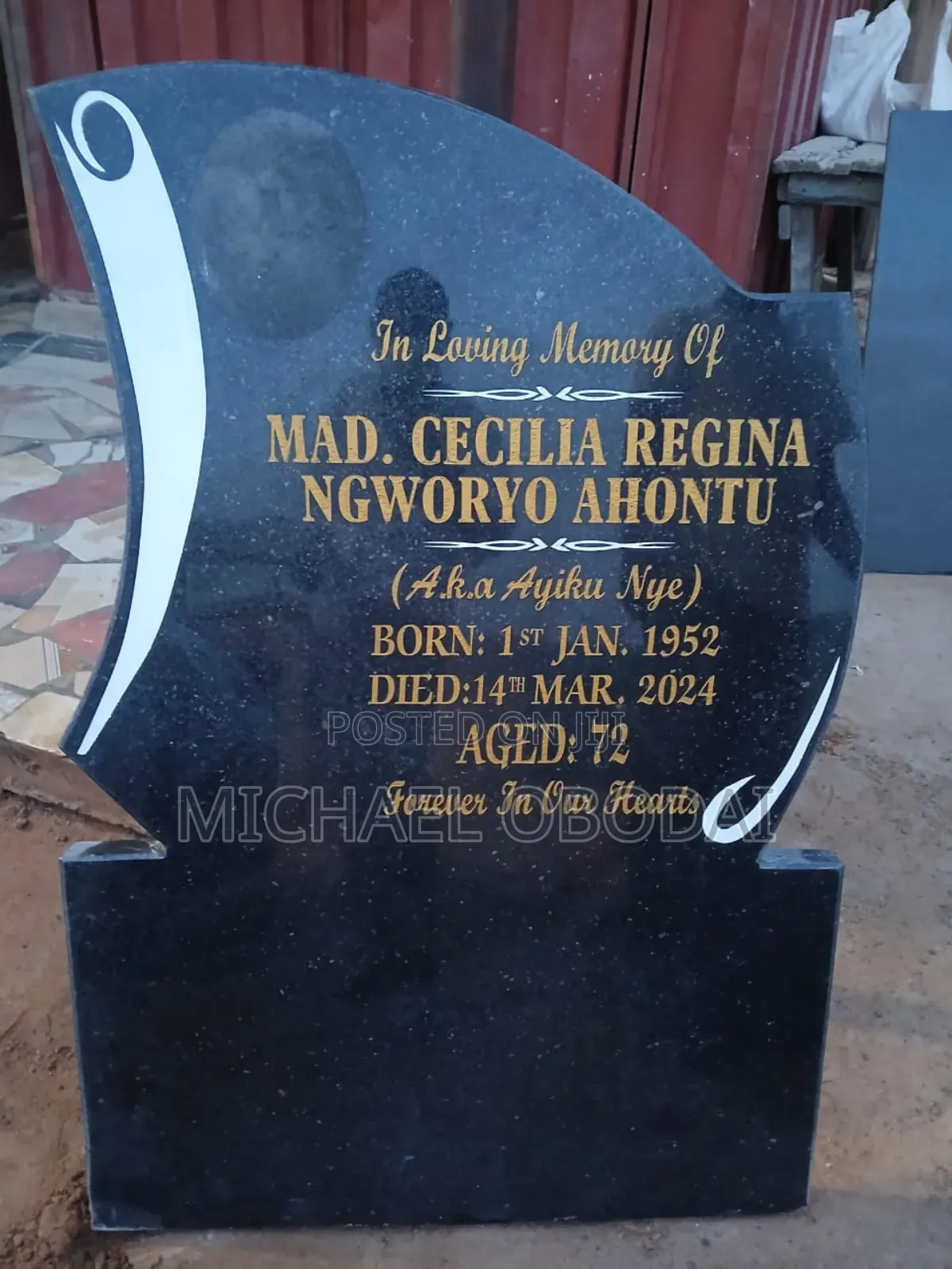 Tiles Tombstone