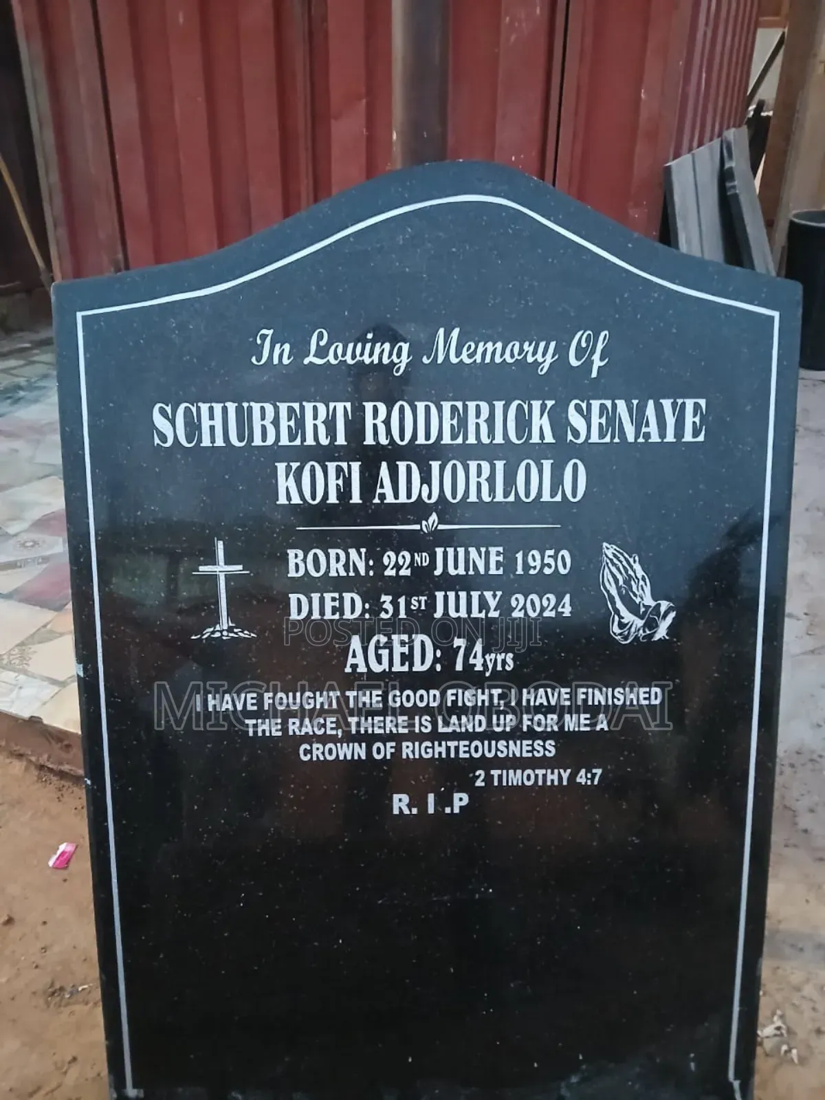 Tiles Tombstone