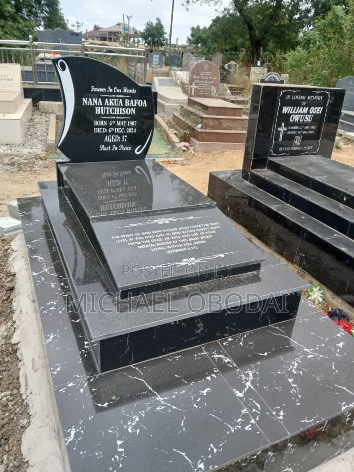 Tiles Tombstone