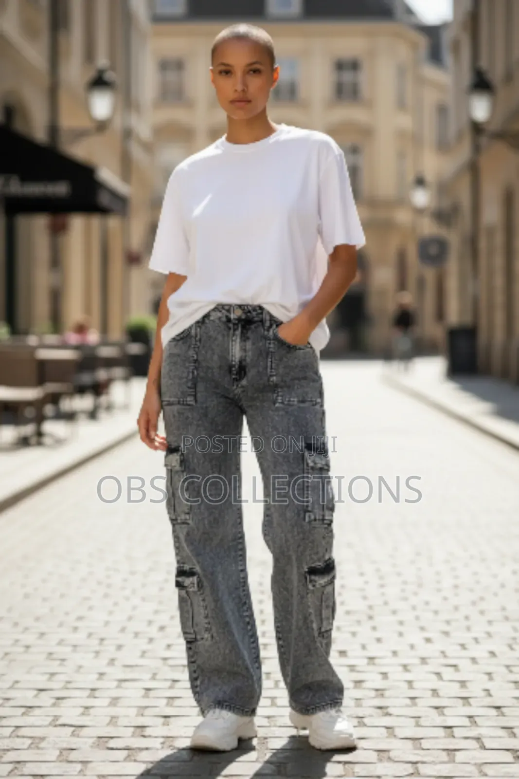Cargo Jeans Trousers