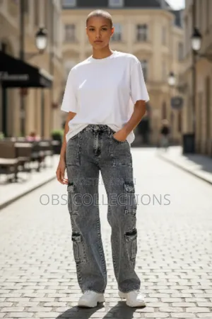 Cargo Jeans Trousers
