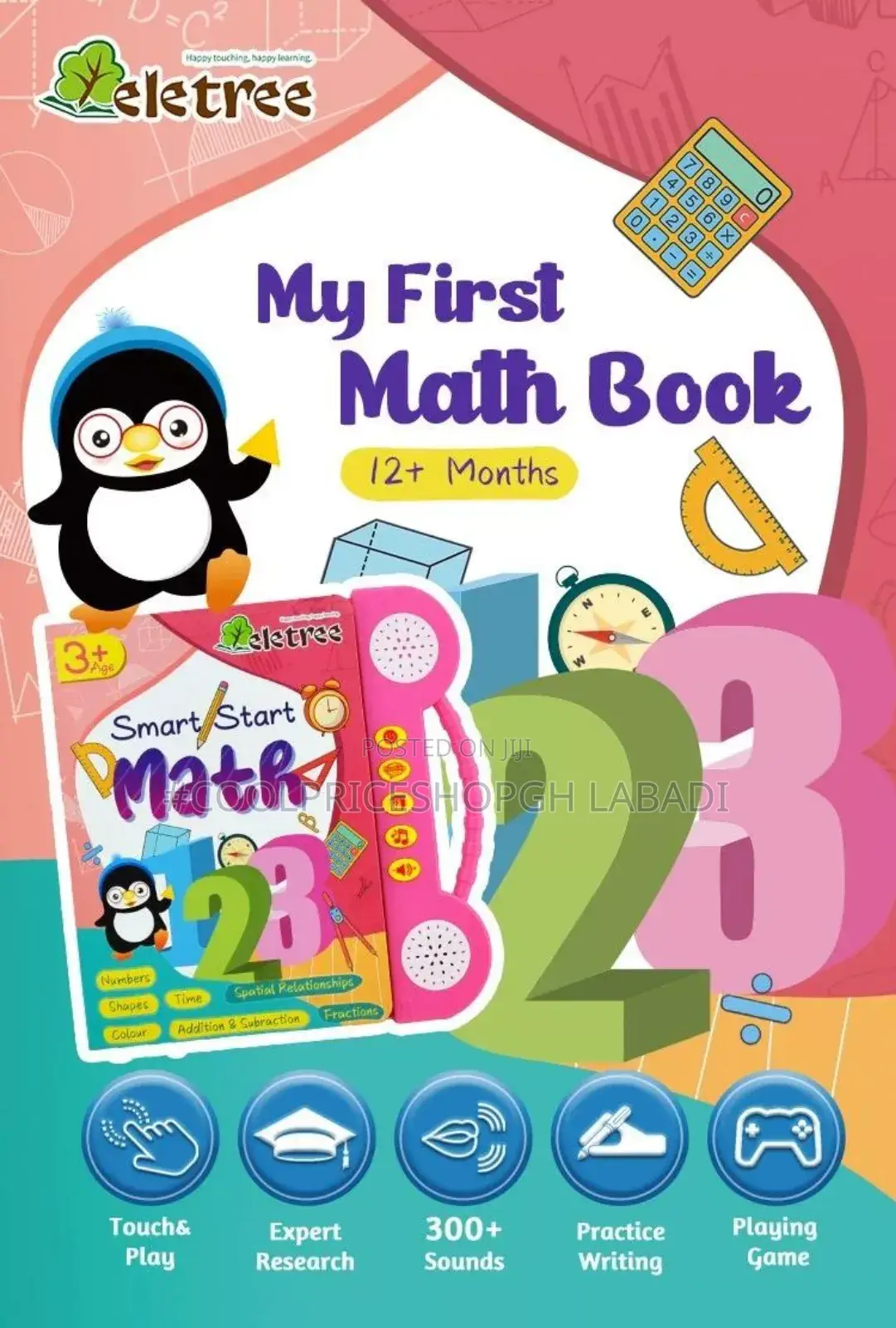Educational Learning Spelling Counting Math Toy Game