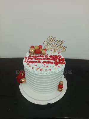 Big Red and White/Anniversary Cake, Order Now