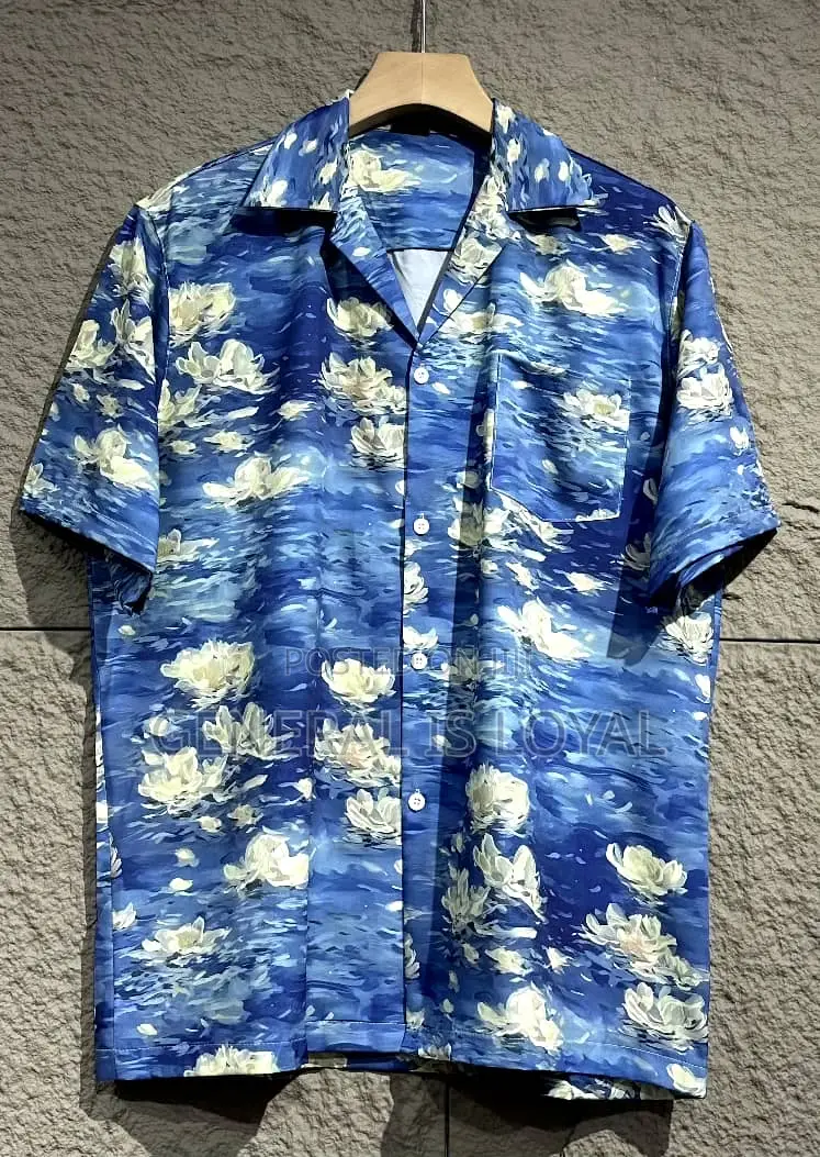 Summer Silk Men’S Shirt Top