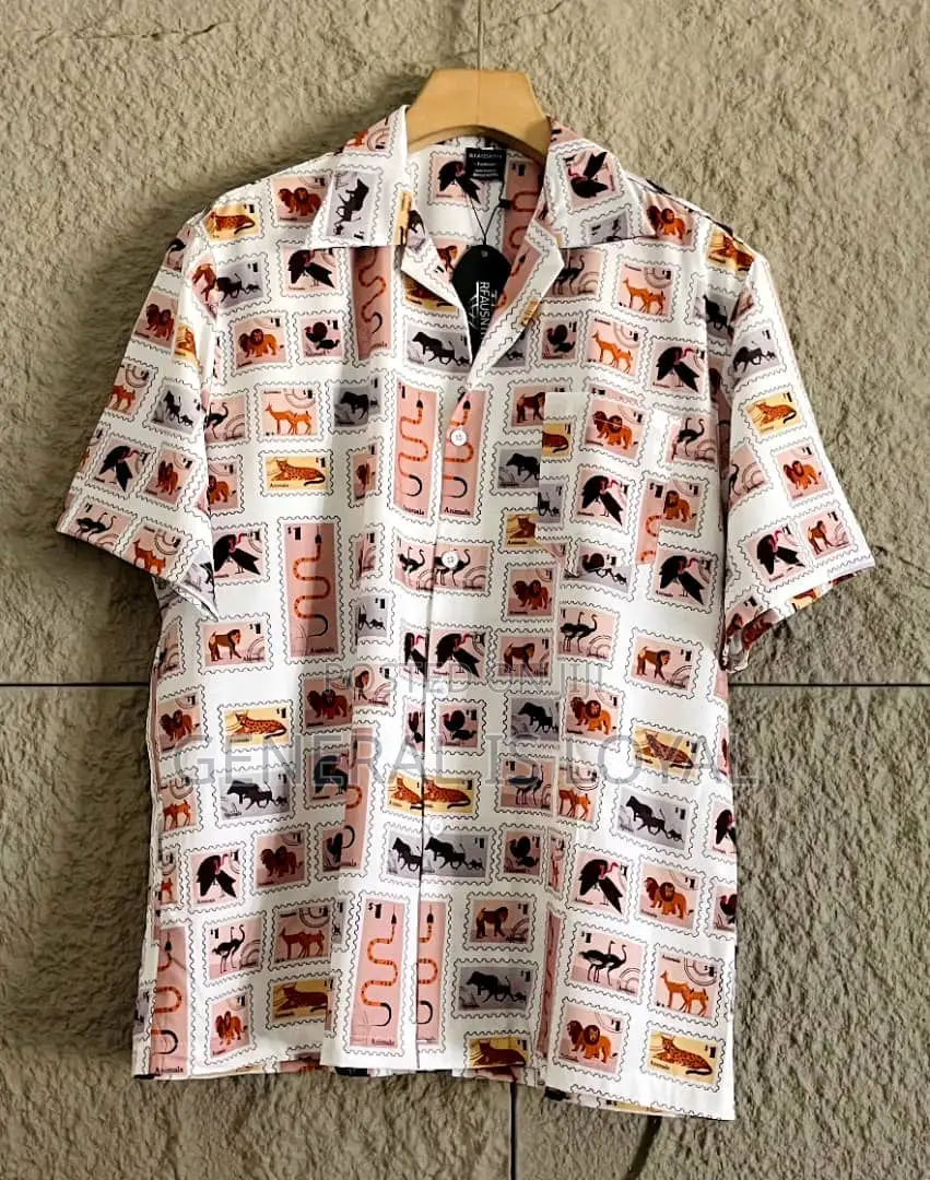Summer Silk Men’S Shirt Top