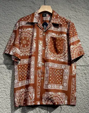 Summer Silk Men’S Shirt Top