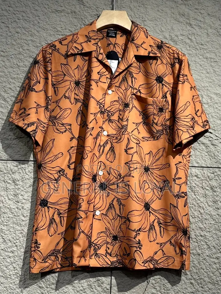 Summer Silk Men’S Shirt Top