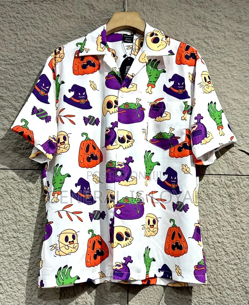 Summer Silk Men’S Shirt Top