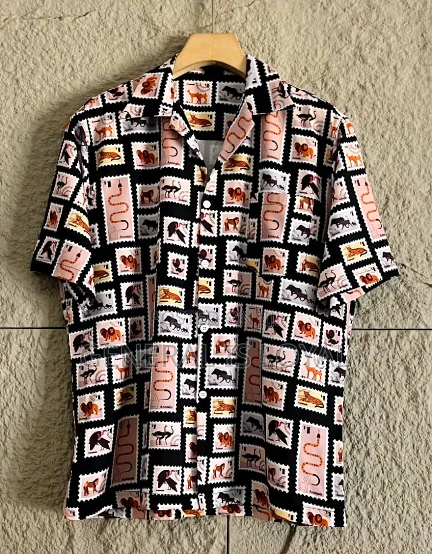 Summer Silk Men’S Shirt Top