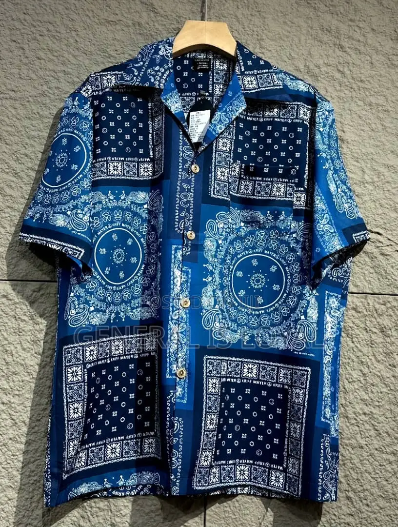 Summer Silk Men’S Shirt Top