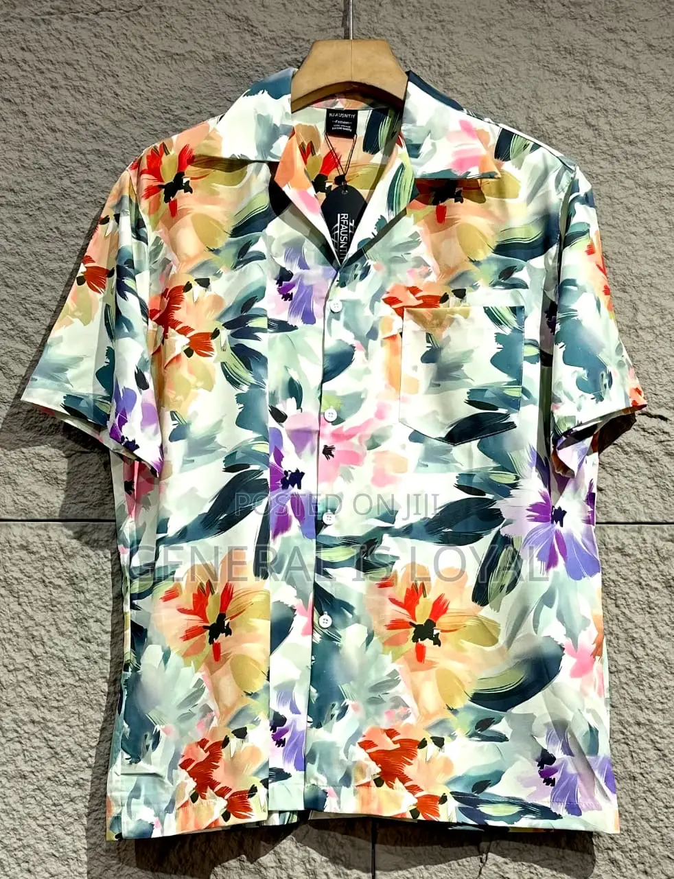 Summer Silk Men’S Shirt Top