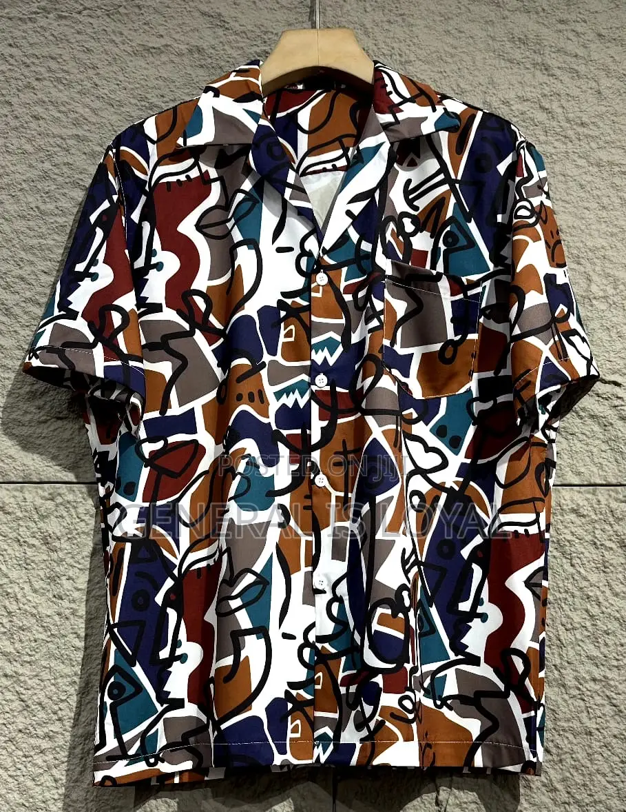 Summer Silk Men’S Shirt Top