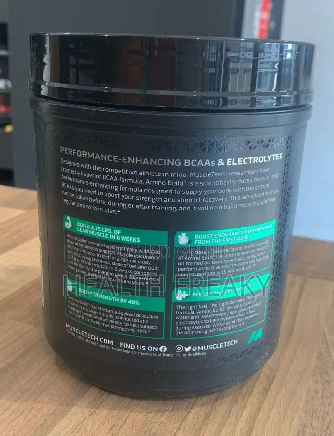 Bcaa Muscletech Amino Build Bcaa Electrolytes Muscle Gain Recovery