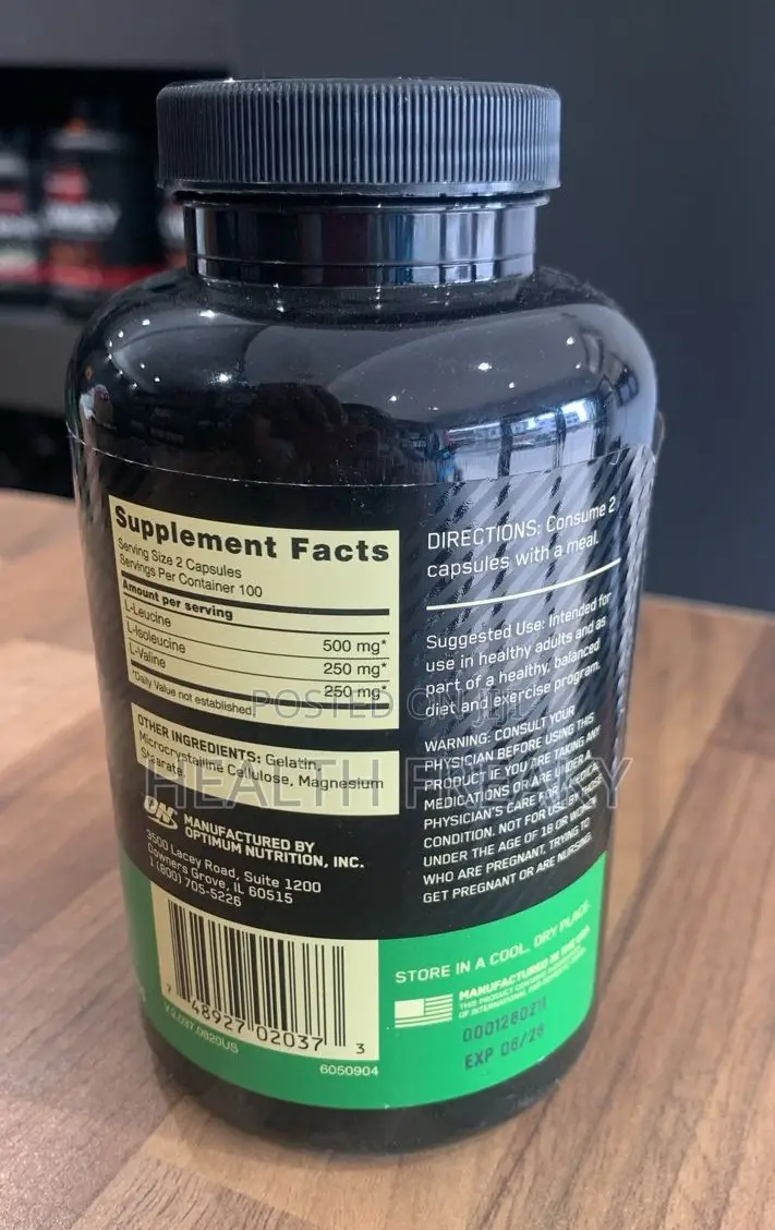 Bcaa Optimum Nutrition Bcaa 1000 Muscle Gain Recovery Energy