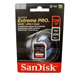 128gb Sandisk Extreme Pro SDXC Uhs-I Sd Card