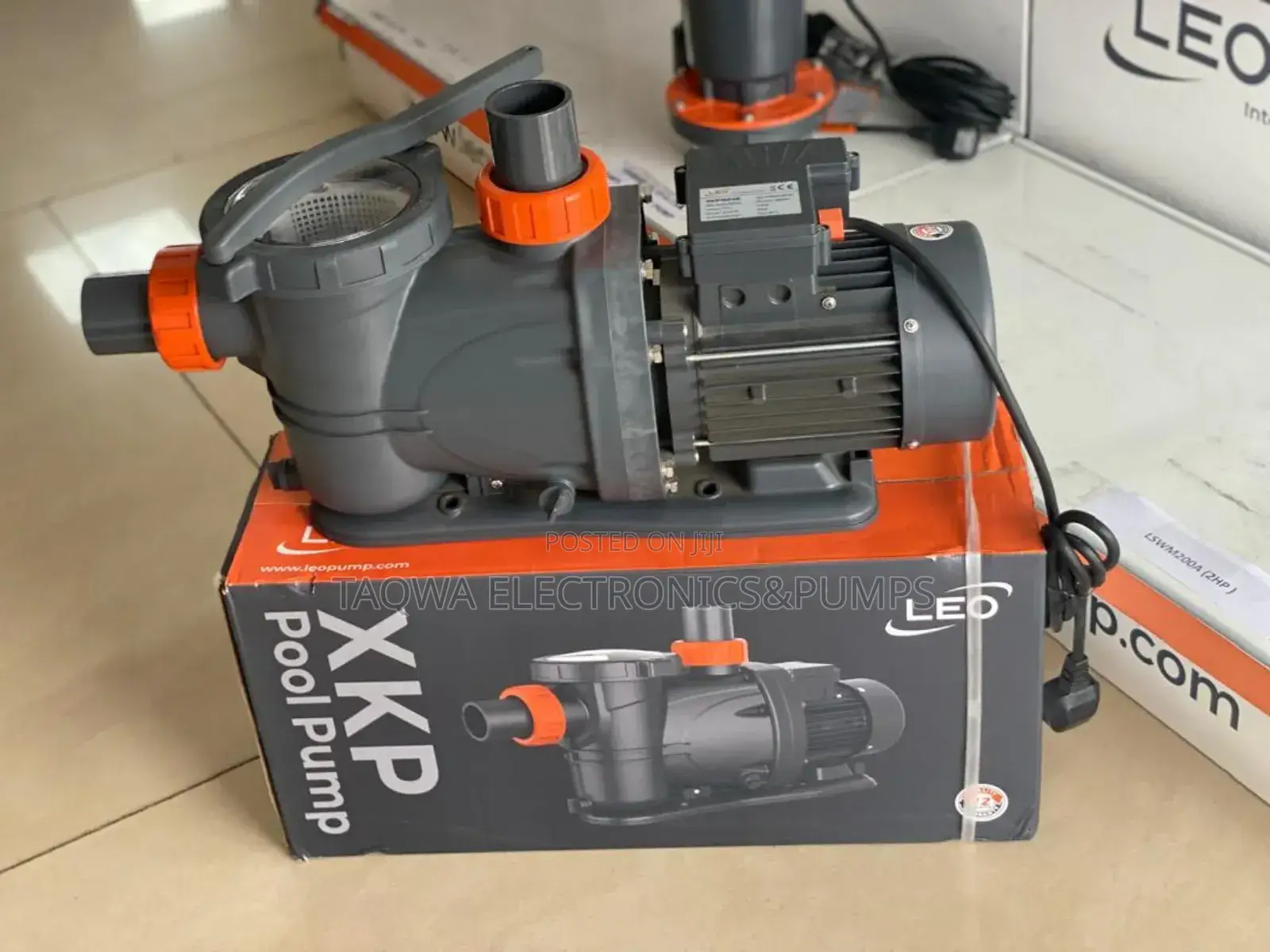 Plastic Body Leo 3hp Pool Pump