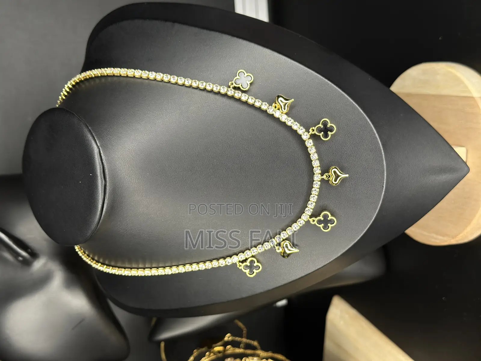 Tennis and Clove Charms Necklace
