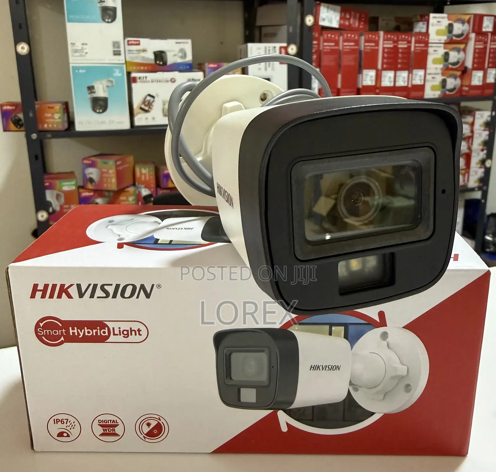 Hikvision Camera 2mp Smart Hybrid Light Fullcolor Audio 2ce16d0t-LPFS