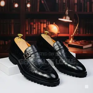 Robby Rosata Black Men Leather Shoe