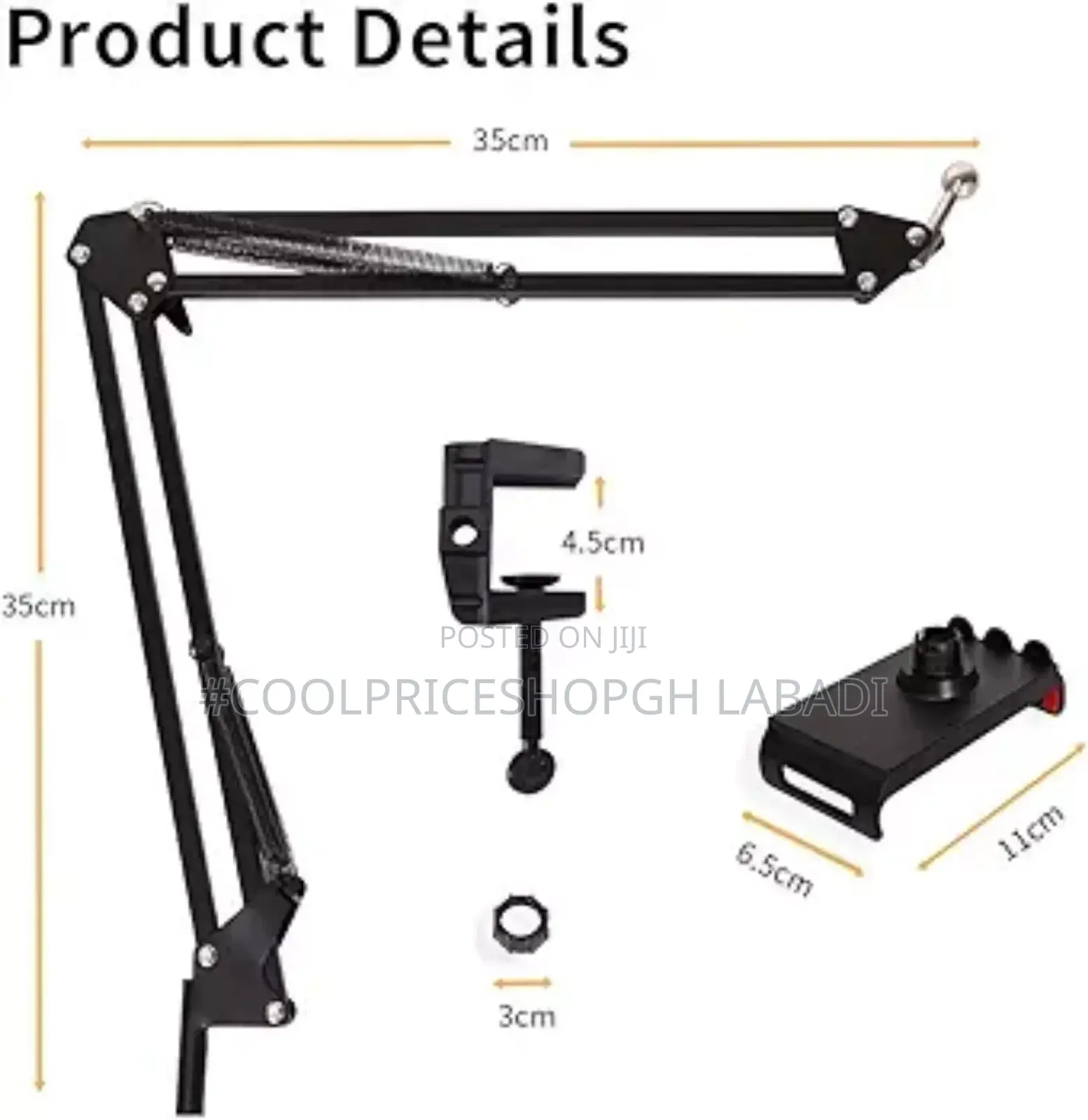 Smartphone iPad Table Clamp Stand Holder