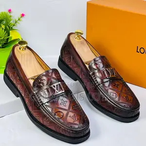 Louis Vuitton Major Loafer Coffee Monogram-embossed Calf Leather
