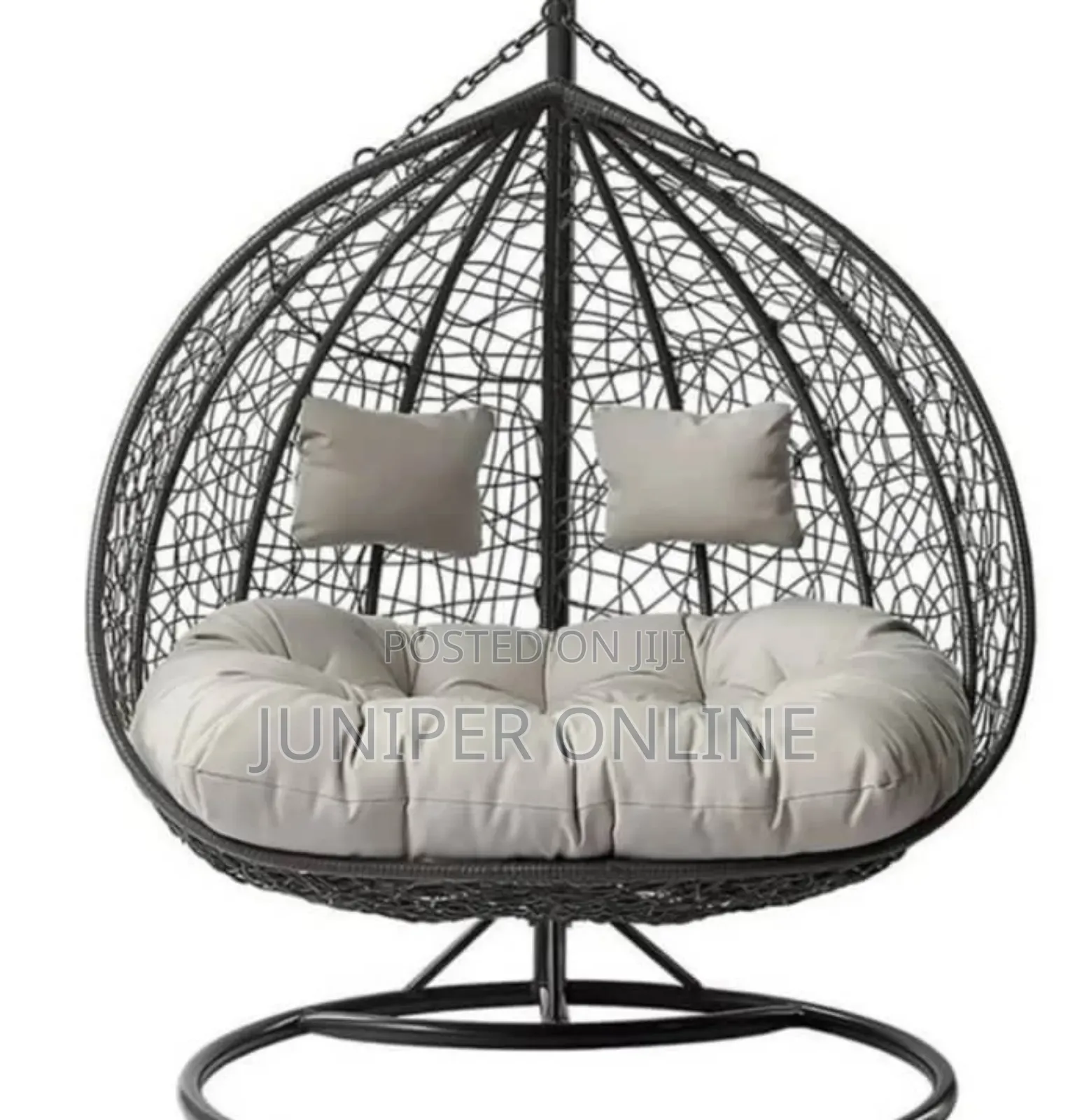 Swing Chair Gray Decorative