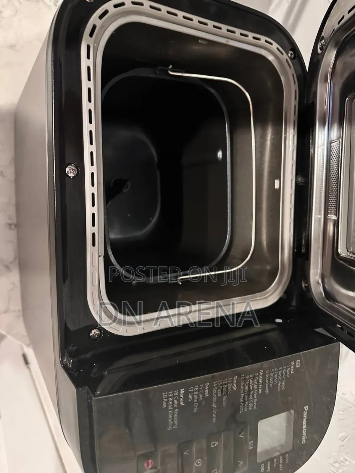 Panasonic Sd-Yr2550 Stainless Steel Bread Maker With Dual Dispenser.