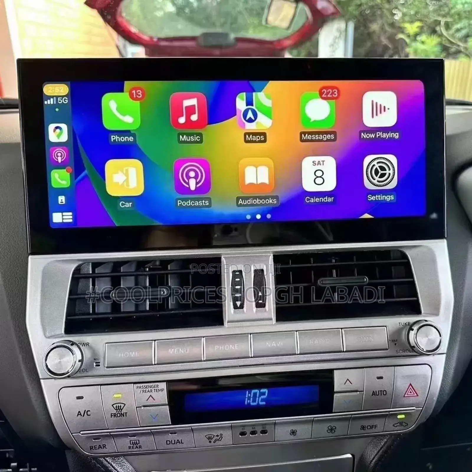 Toyota Prado 12.3 Inches Car Multimedia Android Radio