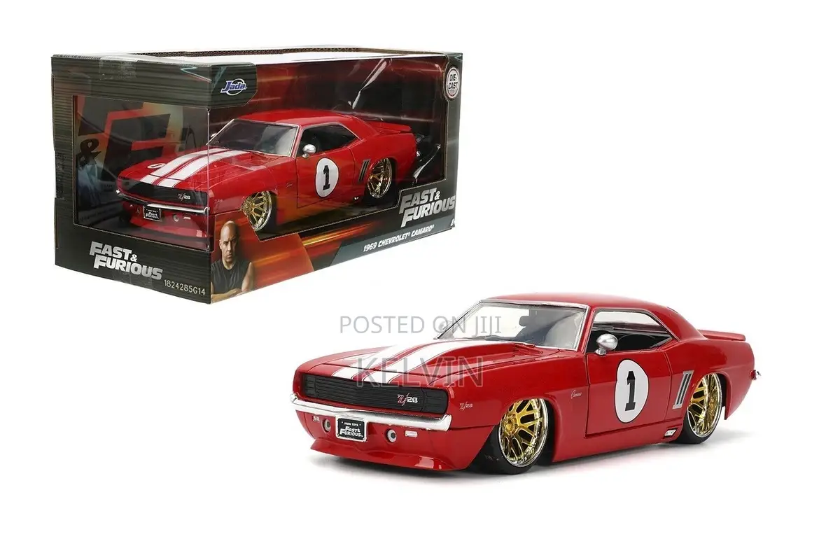 Fast Furious 1969 Chevrolet Camaro 1:24 Car | Jada Toys