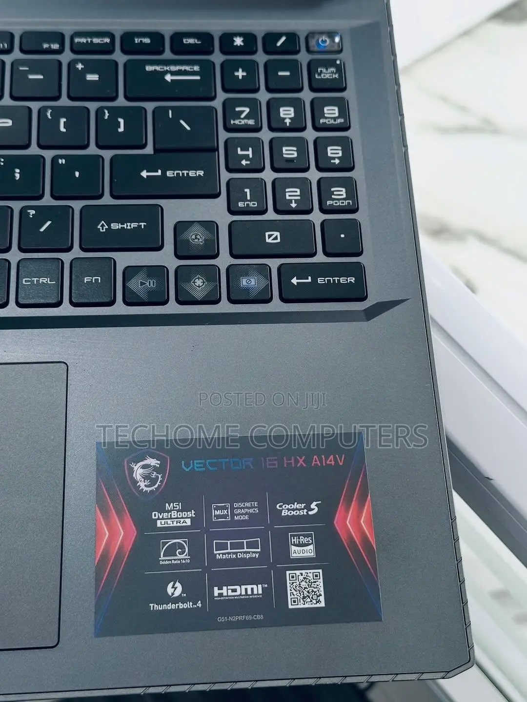 Laptop MSI Vector 16 HX AI A2XWIG 16GB Intel Core I9 SSD 1T