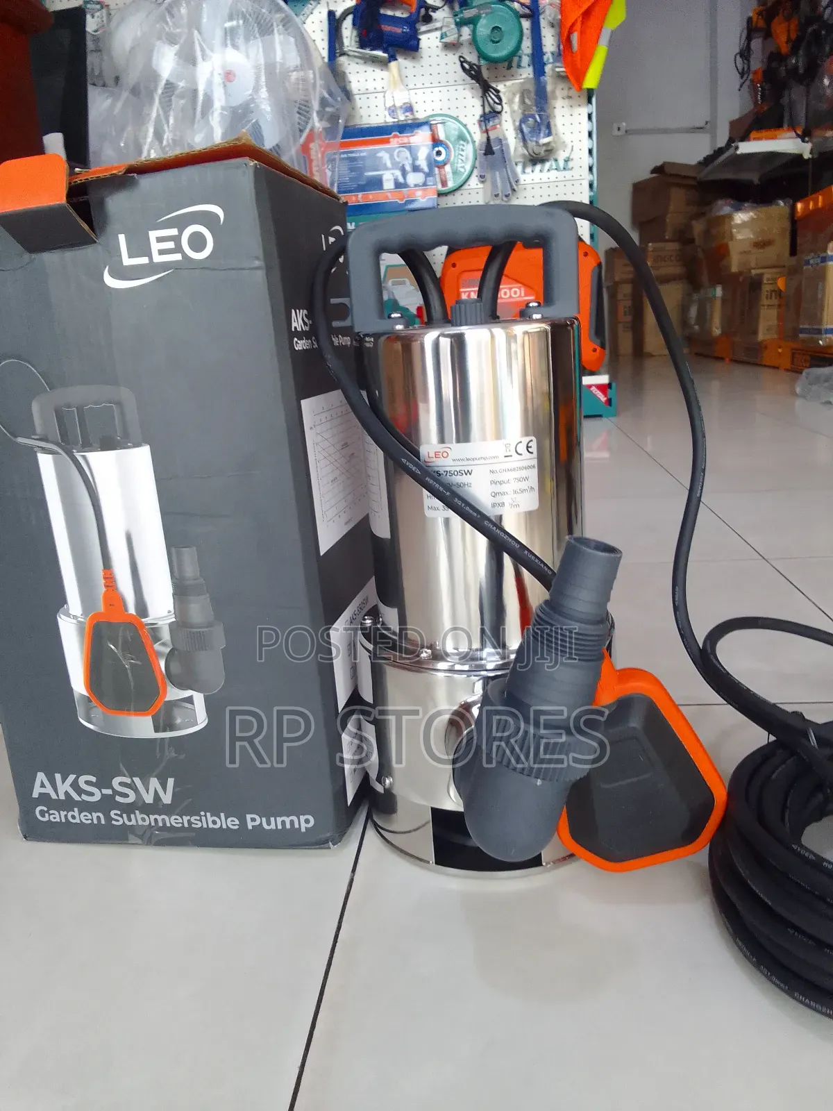Leo Submersible Pump 1hp Stainless