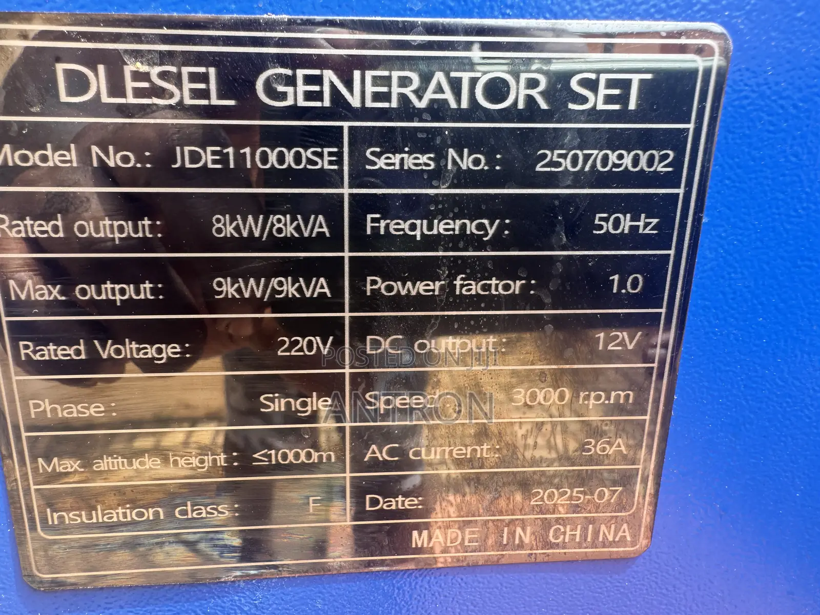 Power Plant Generator Diesel