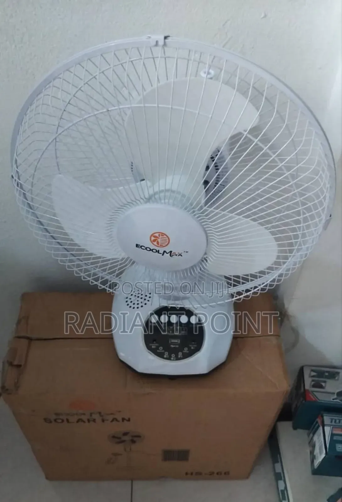 Solar Fan Table Top Bluetooth
