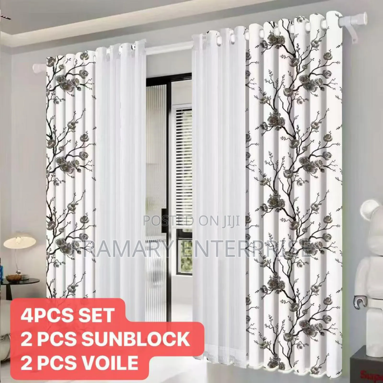 4 Pieces Curtain
