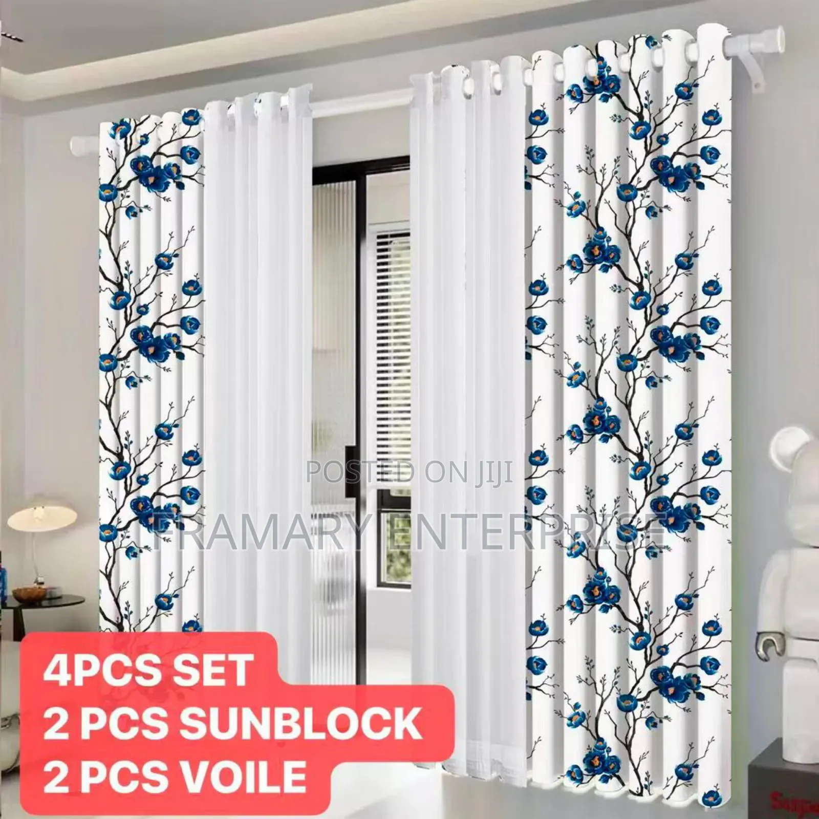4 Pieces Curtain