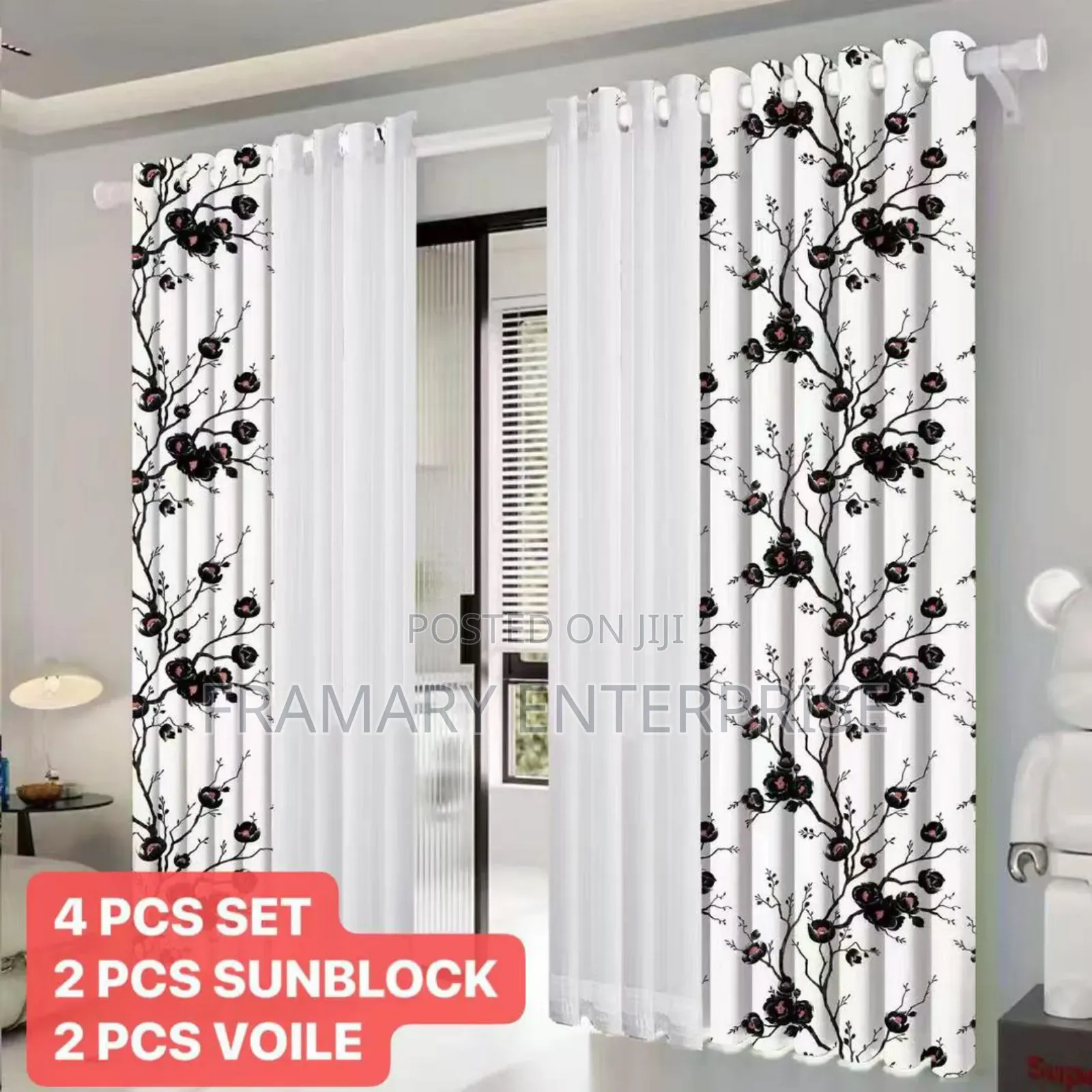 4 Pieces Curtain
